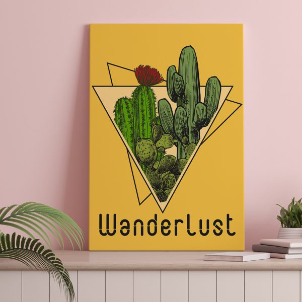 Obraz Musztardowy Kaktus 